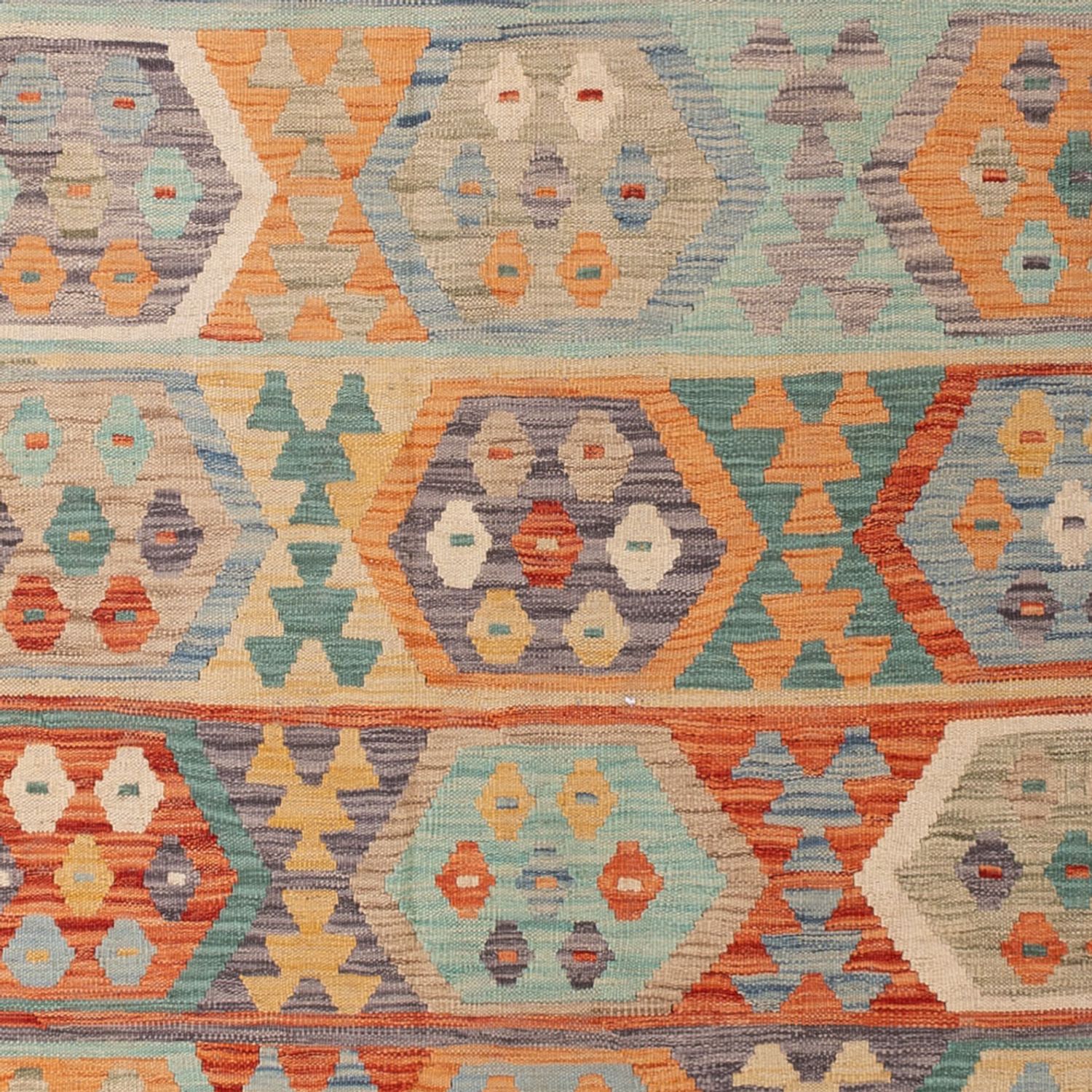 Kelim Rug - Splash - 300 x 203 cm - multicolored