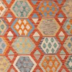 Kelim Rug - Splash - 295 x 200 cm - multicolored