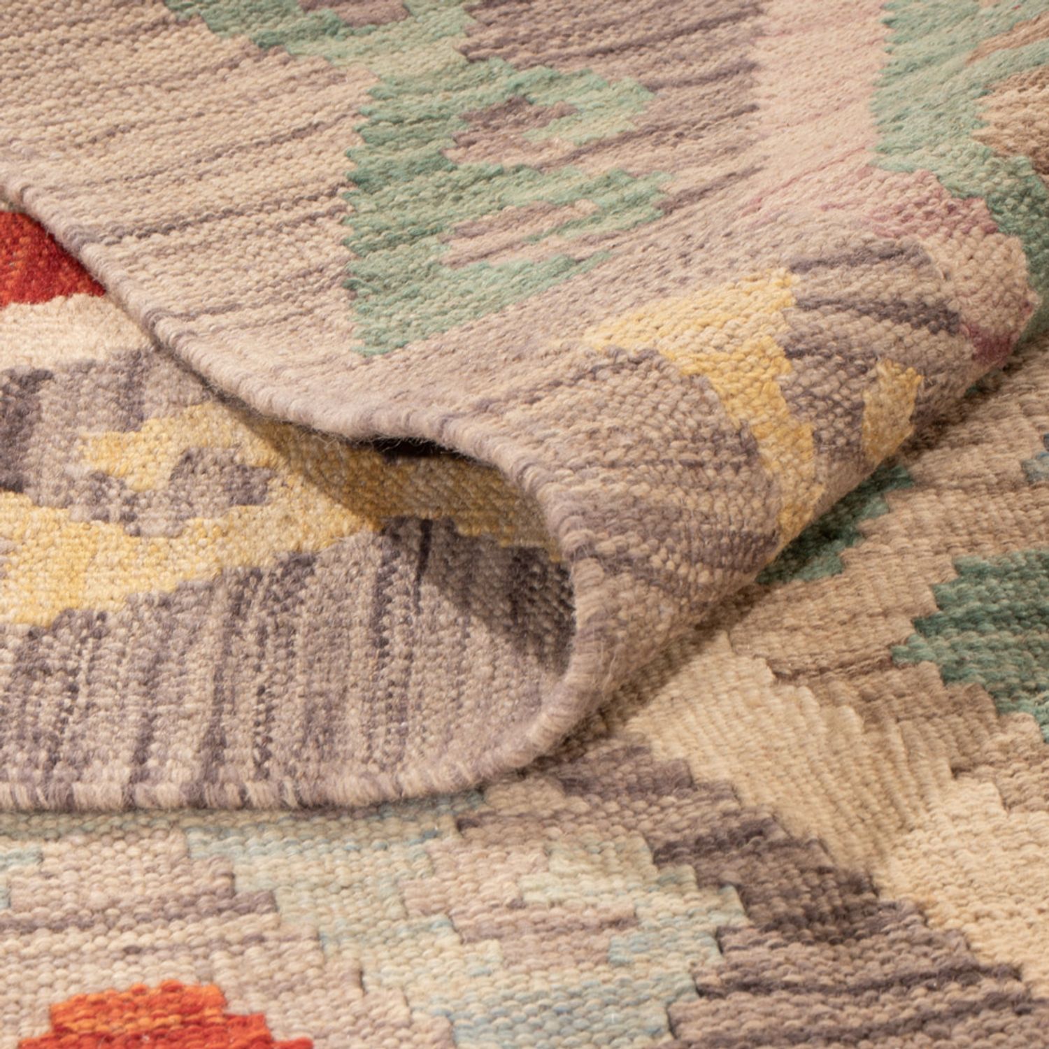 Kelim Rug - Splash - 301 x 209 cm - multicolored