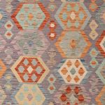 Kelim Rug - Splash - 296 x 205 cm - multicolored