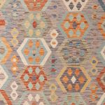 Kelim Rug - Splash - 300 x 209 cm - multicolored