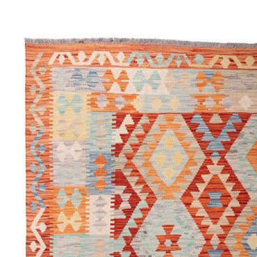 Kelim Rug - Splash - 298 x 203 cm - multicolored