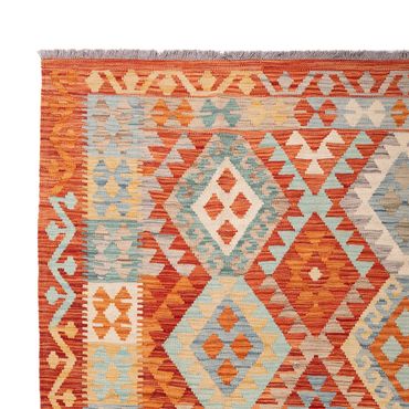 Kelim Rug - Splash - 291 x 201 cm - multicolored