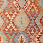 Kelim Rug - Splash - 292 x 198 cm - multicolored