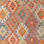 Kelim Rug - Splash - 297 x 199 cm - multicolored