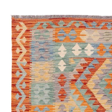 Kelim Rug - Splash - 191 x 130 cm - multicolored
