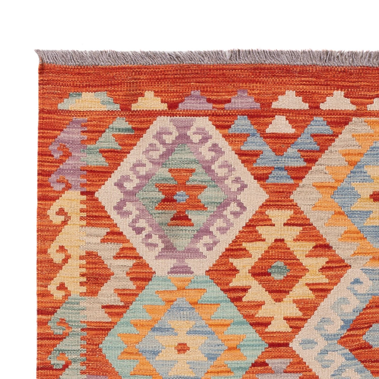 Kelim Rug - Splash - 169 x 125 cm - multicolored