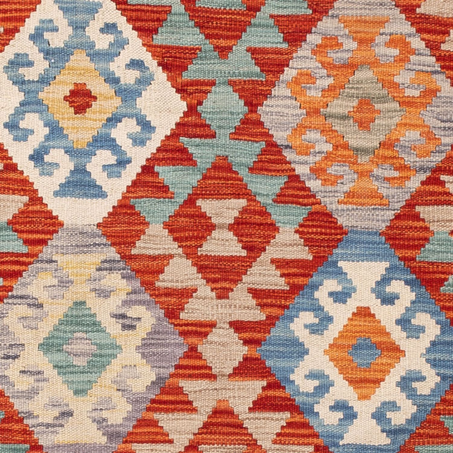 Kelim Rug - Splash - 174 x 126 cm - multicolored