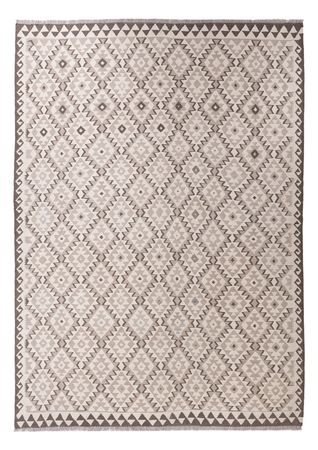 Kelim Rug - Splash - 291 x 208 cm - light grey