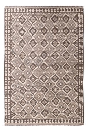 Kelim Rug - Splash - 293 x 198 cm - light grey