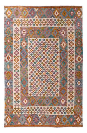 Kelim Rug - Splash - 301 x 203 cm - multicolored