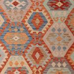 Kelim Rug - Splash - 310 x 204 cm - multicolored