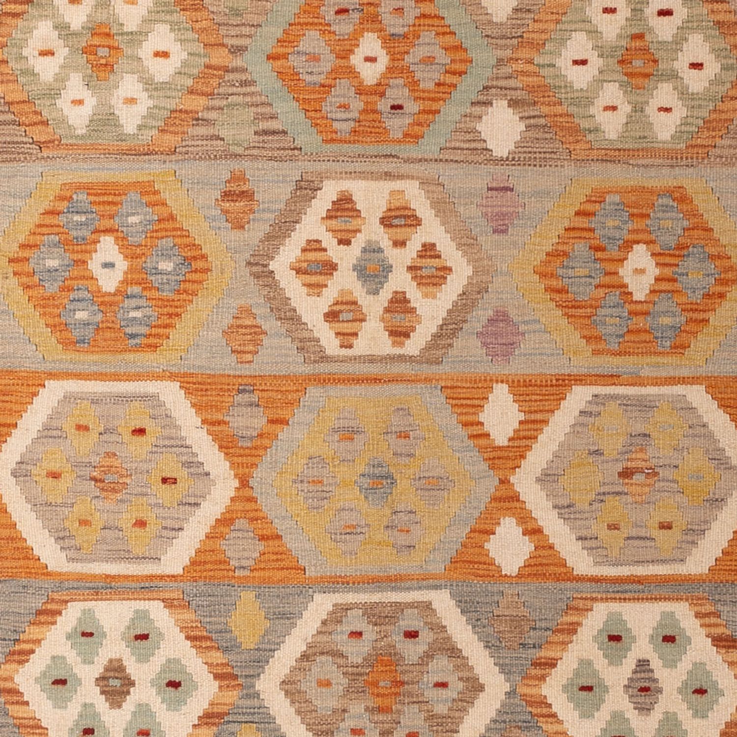 Kelim Rug - Splash - 298 x 197 cm - multicolored