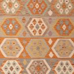 Kelim Rug - Splash - 298 x 197 cm - multicolored