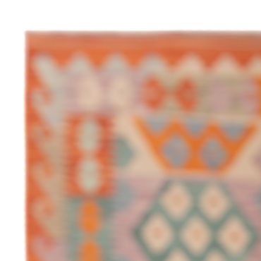 Kelim Rug - Splash - 182 x 124 cm - multicolored