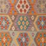 Kelim Rug - Splash - 294 x 203 cm - multicolored