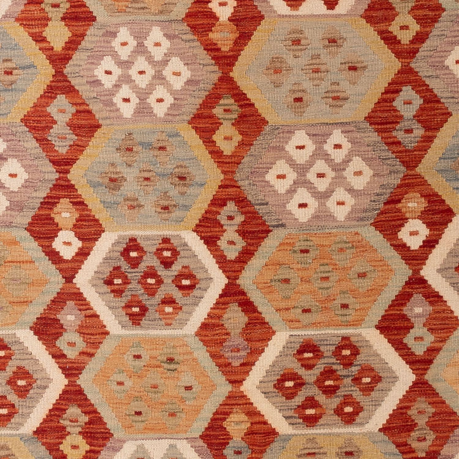 Kelim Rug - Splash - 289 x 203 cm - multicolored