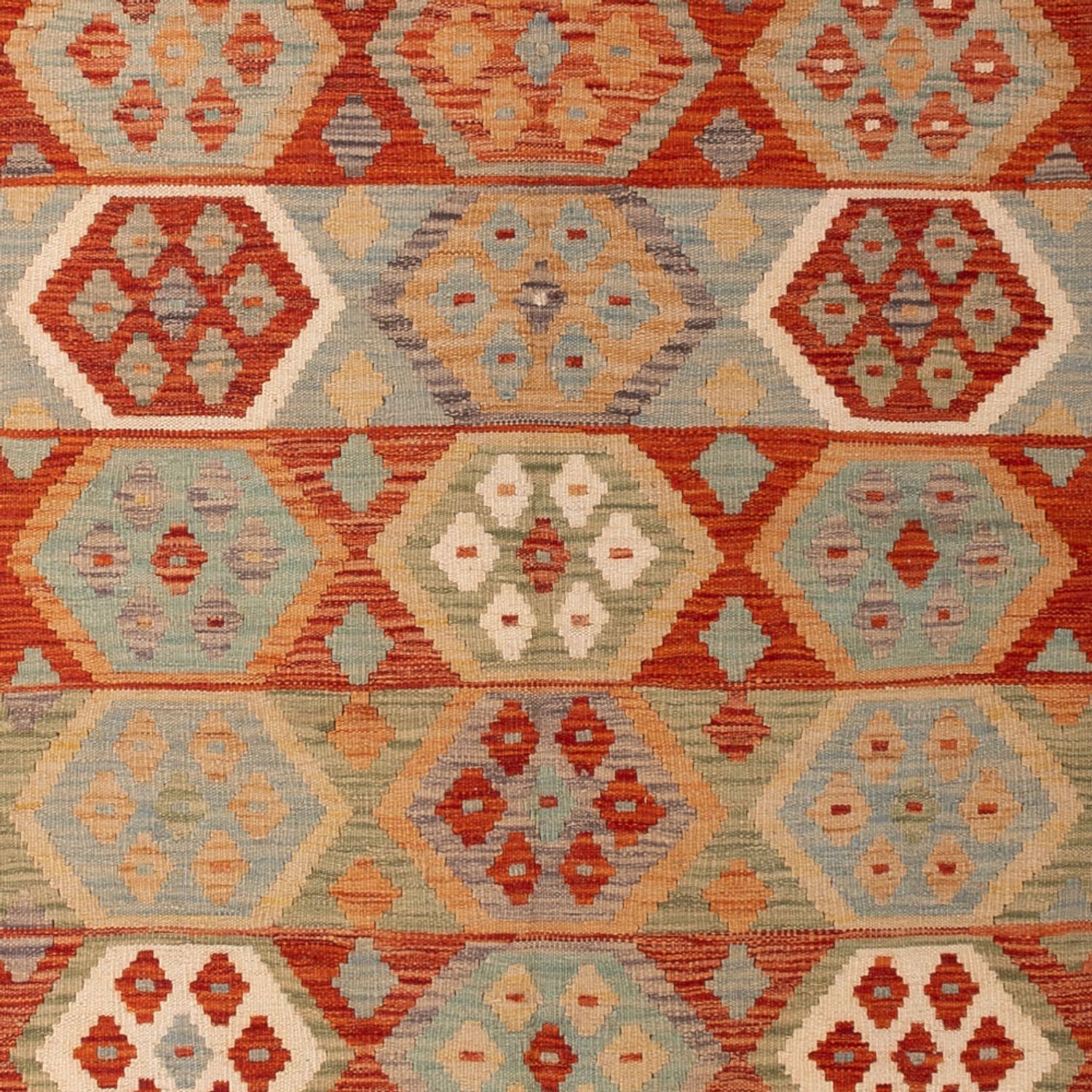 Kelim Rug - Splash - 306 x 203 cm - multicolored