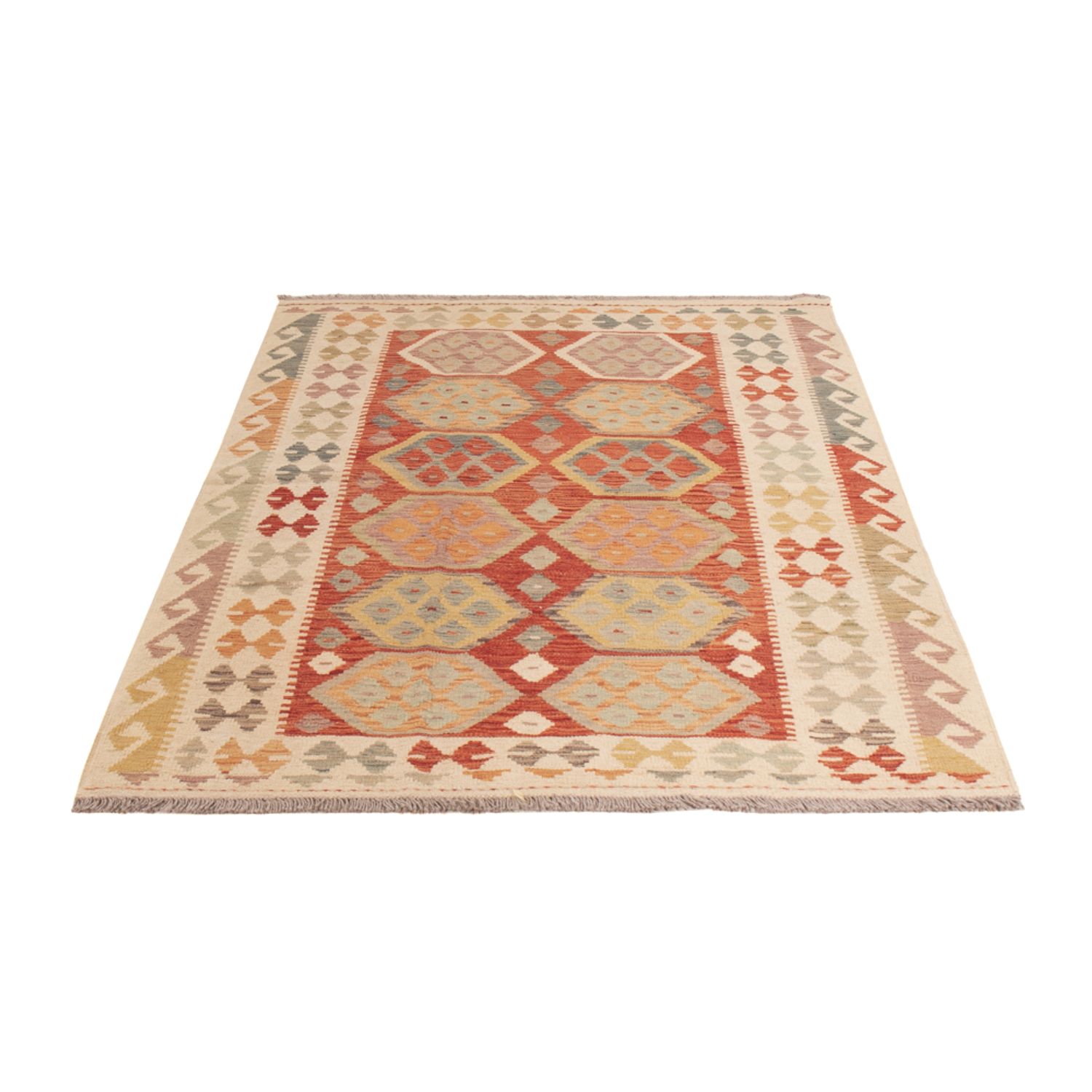 Kelim Rug - Splash - 184 x 120 cm - multicolored