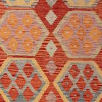 Kelim Rug - Splash - 184 x 120 cm - multicolored