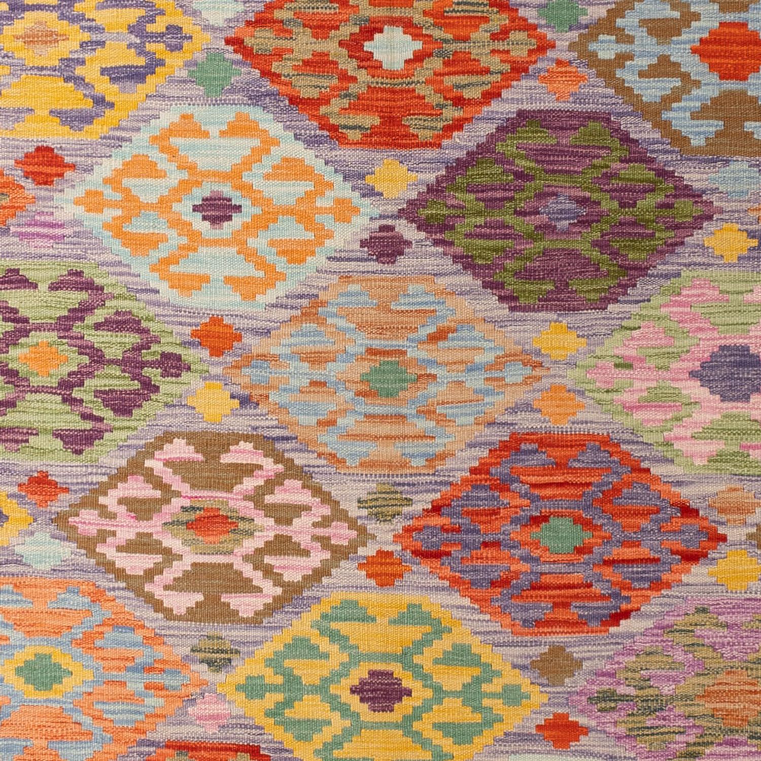 Kelim Rug - Splash - 292 x 204 cm - multicolored