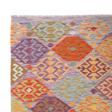 Kelim Rug - Splash - 292 x 204 cm - multicolored