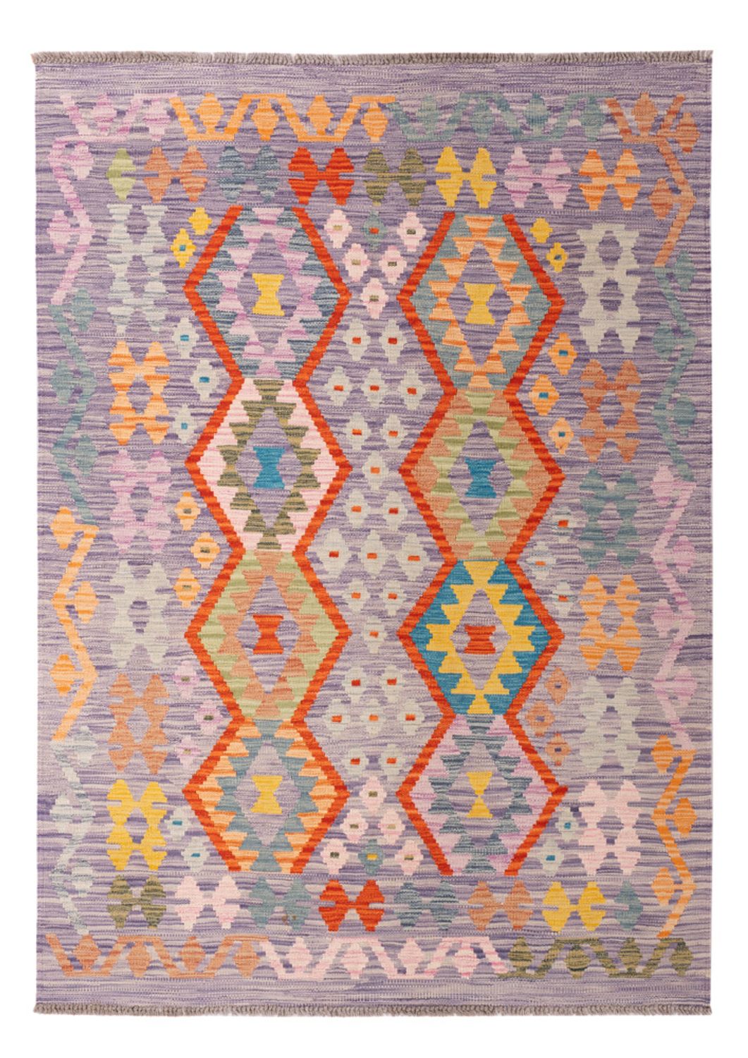 Dywan Kelim - Splash - 187 x 134 cm - wielokolorowy
