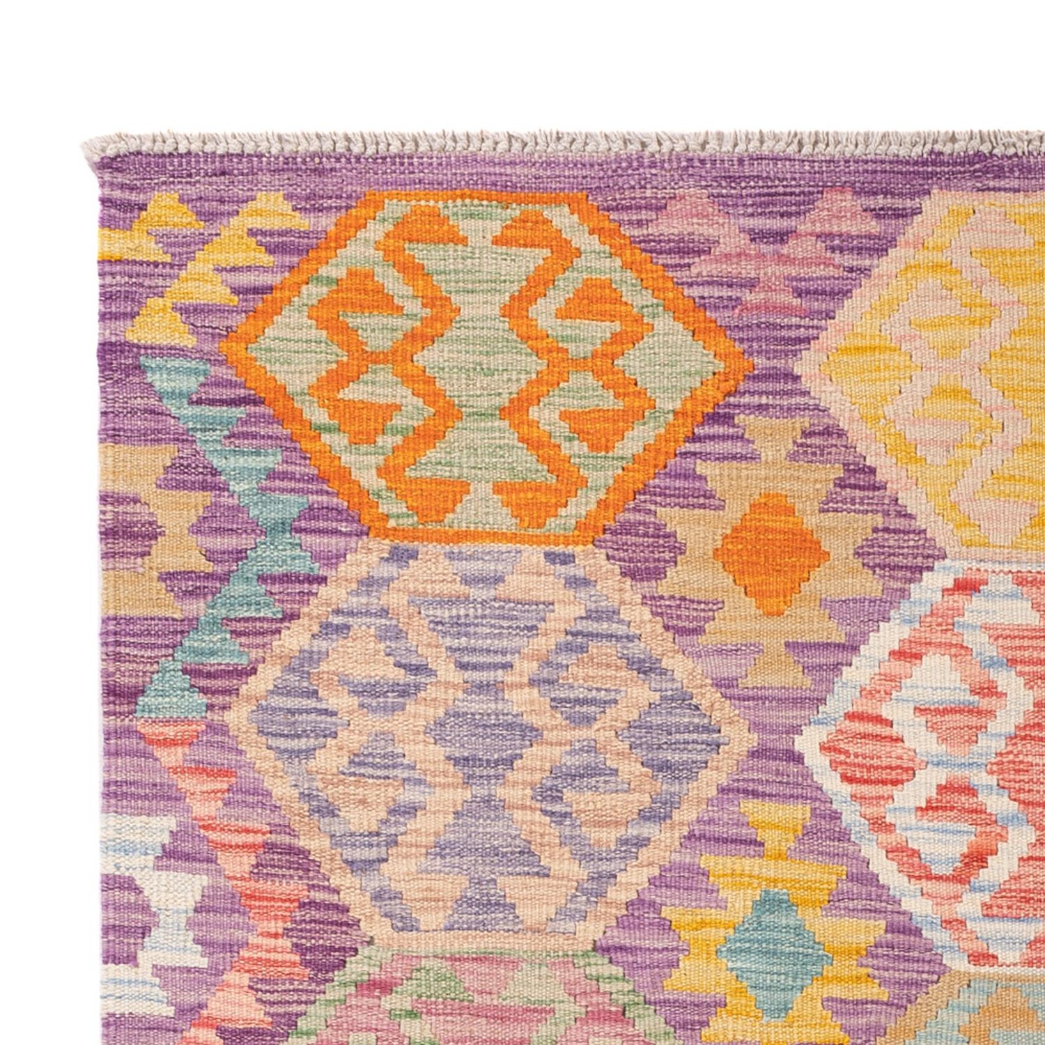 Kelimteppe - Splash - 172 x 122 cm - flerfarget