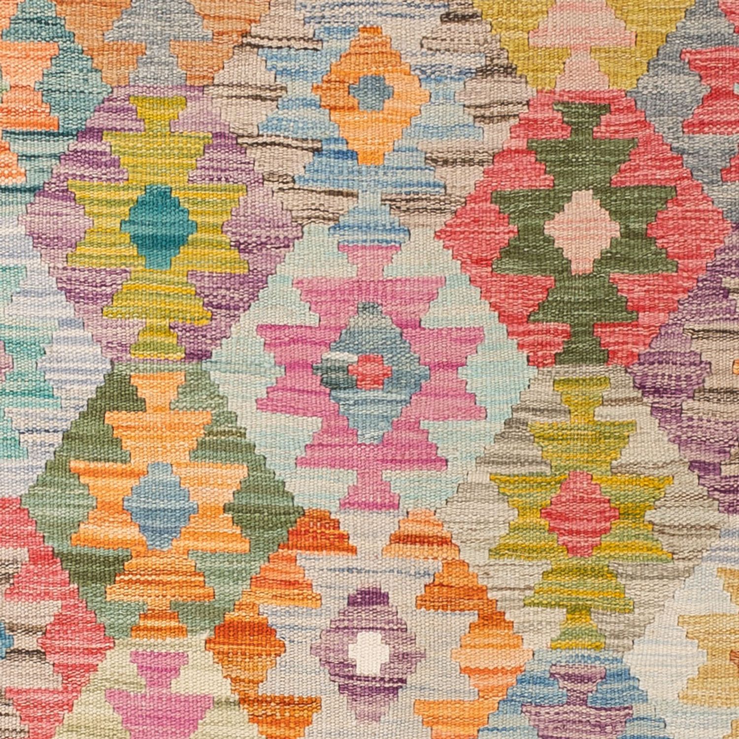 Kelim Rug - Splash - 181 x 120 cm - multicolored