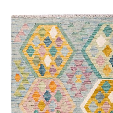 Tapete Kelim - Splash - 177 x 124 cm - multicolorido