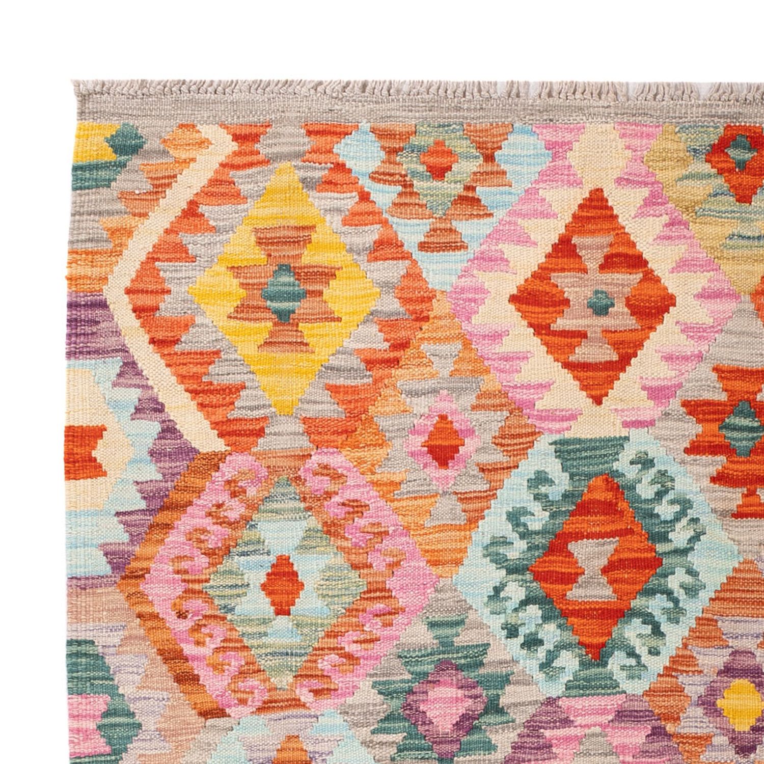 Kelim Rug - Splash - 171 x 133 cm - multicolored
