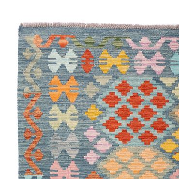 Kelim Carpet - Splash - 187 x 129 cm - flerfärgad