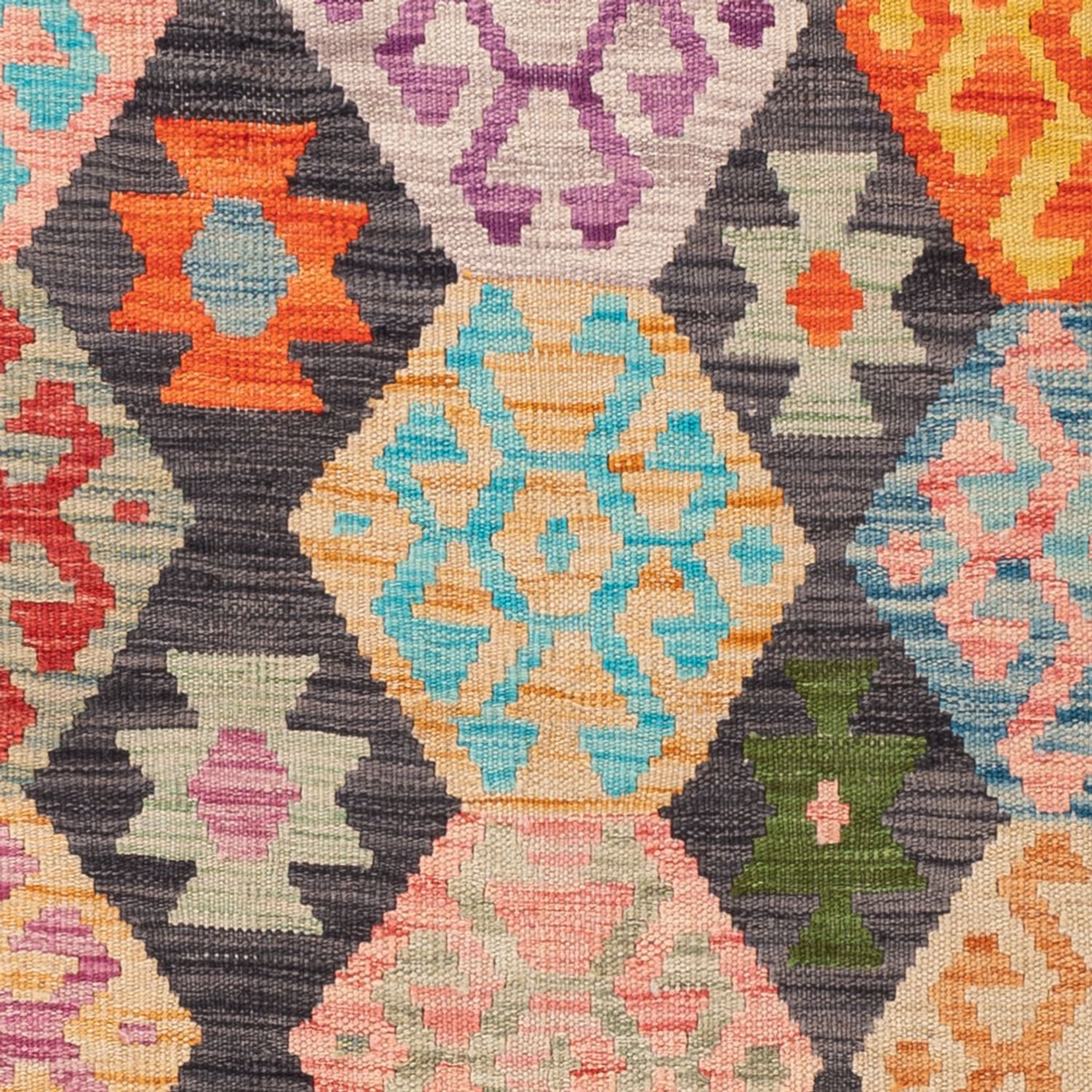Kelim Rug - Splash - 180 x 136 cm - multicolored