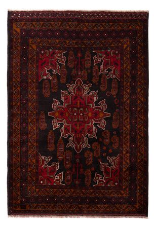 Belutsch Rug - 181 x 126 cm - dark red