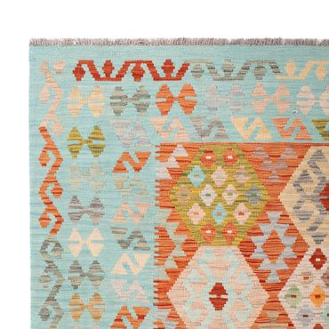 Kelimteppe - Splash - 305 x 195 cm - flerfarget