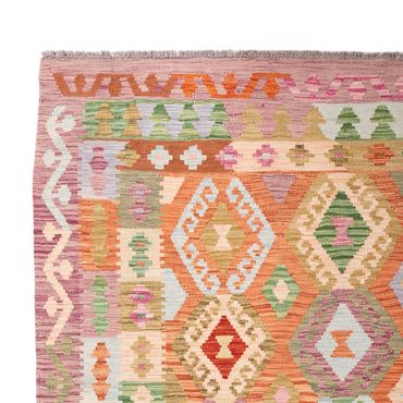 Tapete Kelim - Splash - 304 x 205 cm - multicolorido