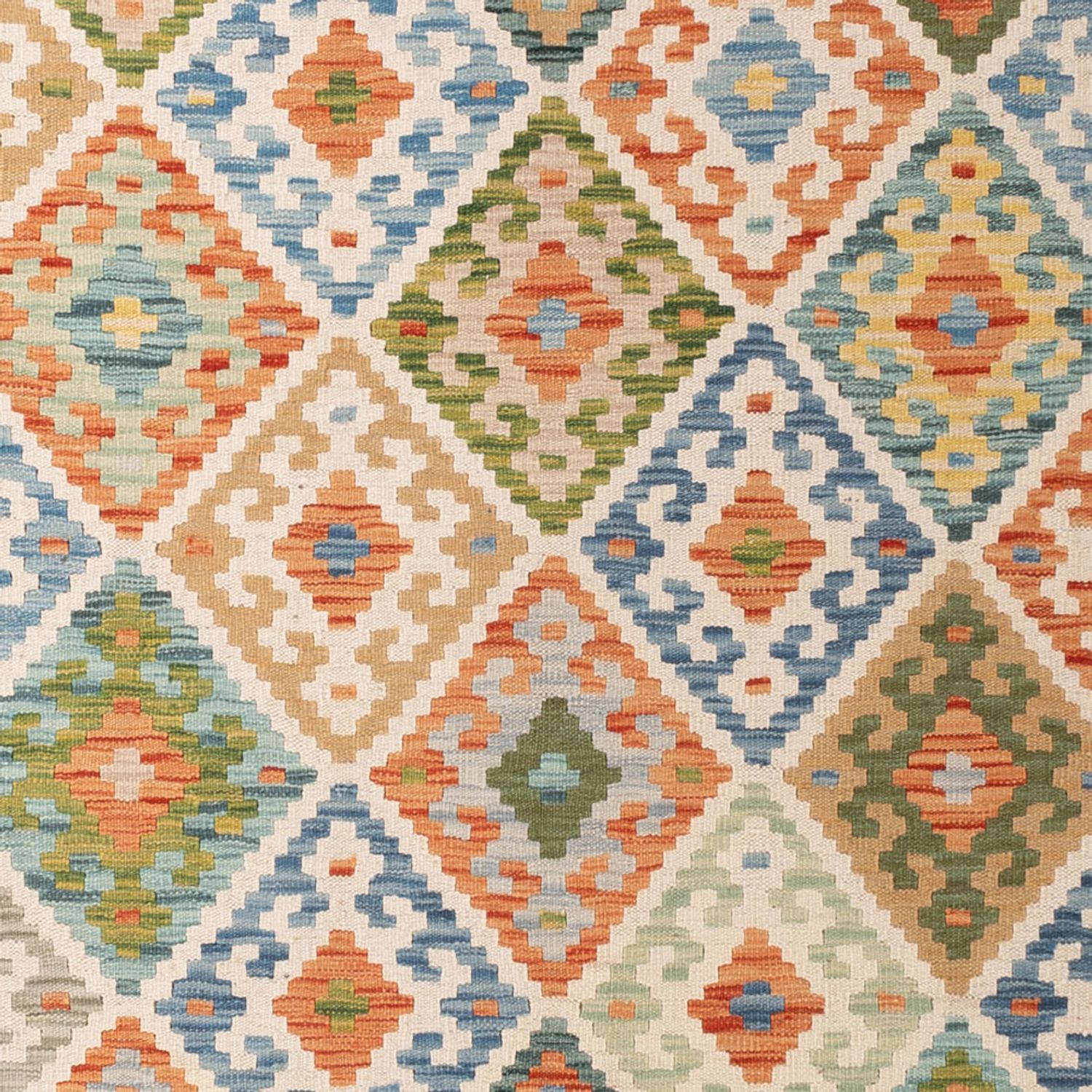 Kelim Rug - Splash - 299 x 206 cm - multicolored