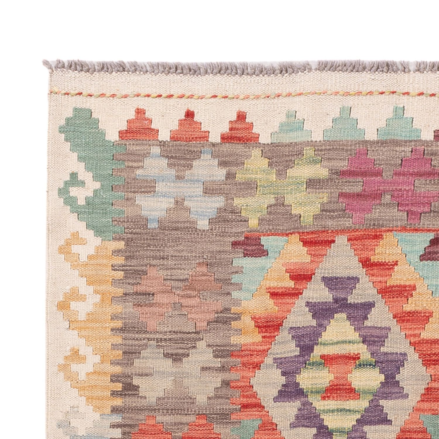 Kelim Rug - Splash - 173 x 119 cm - multicolored