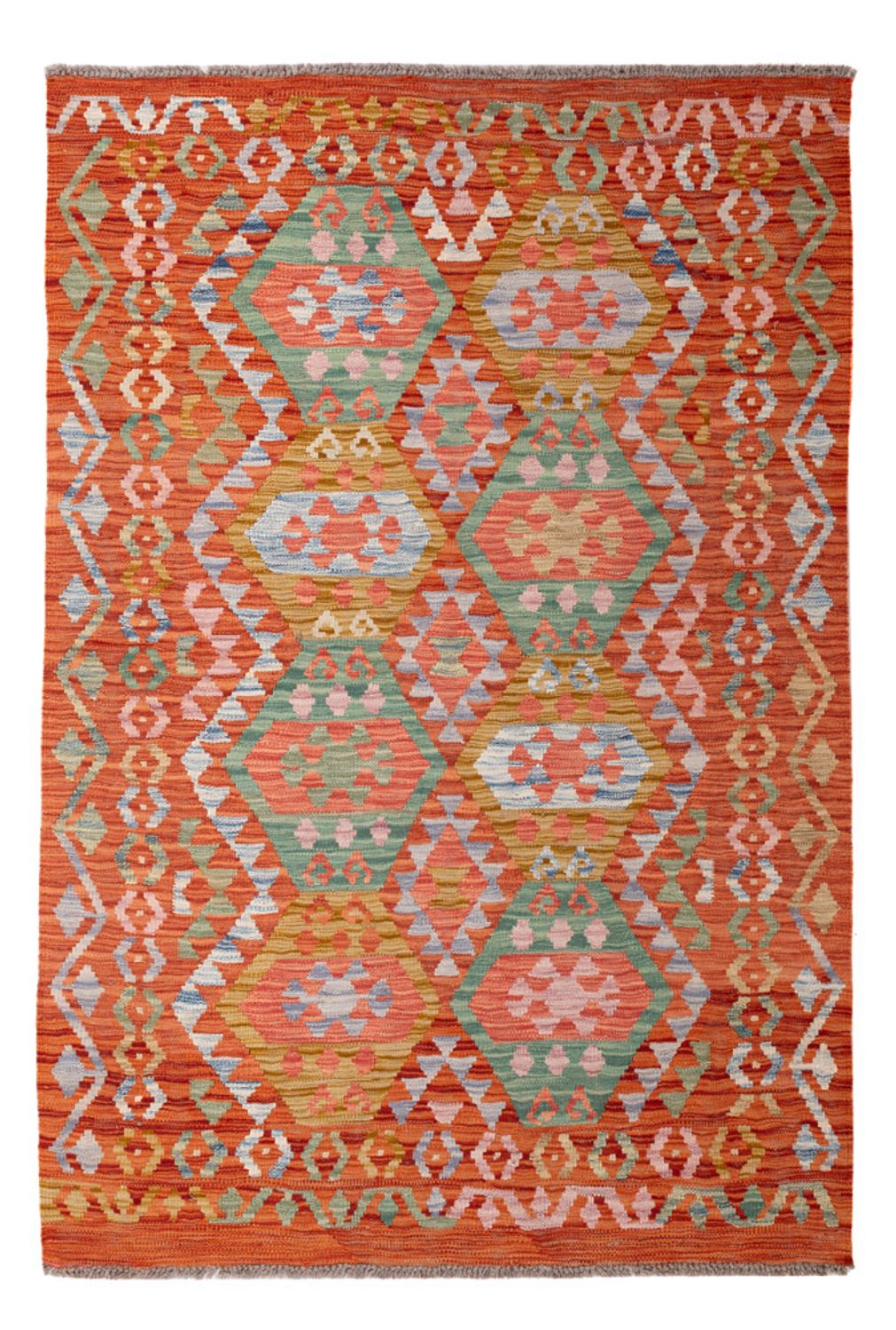 Kelimteppe - Splash - 177 x 118 cm - flerfarget