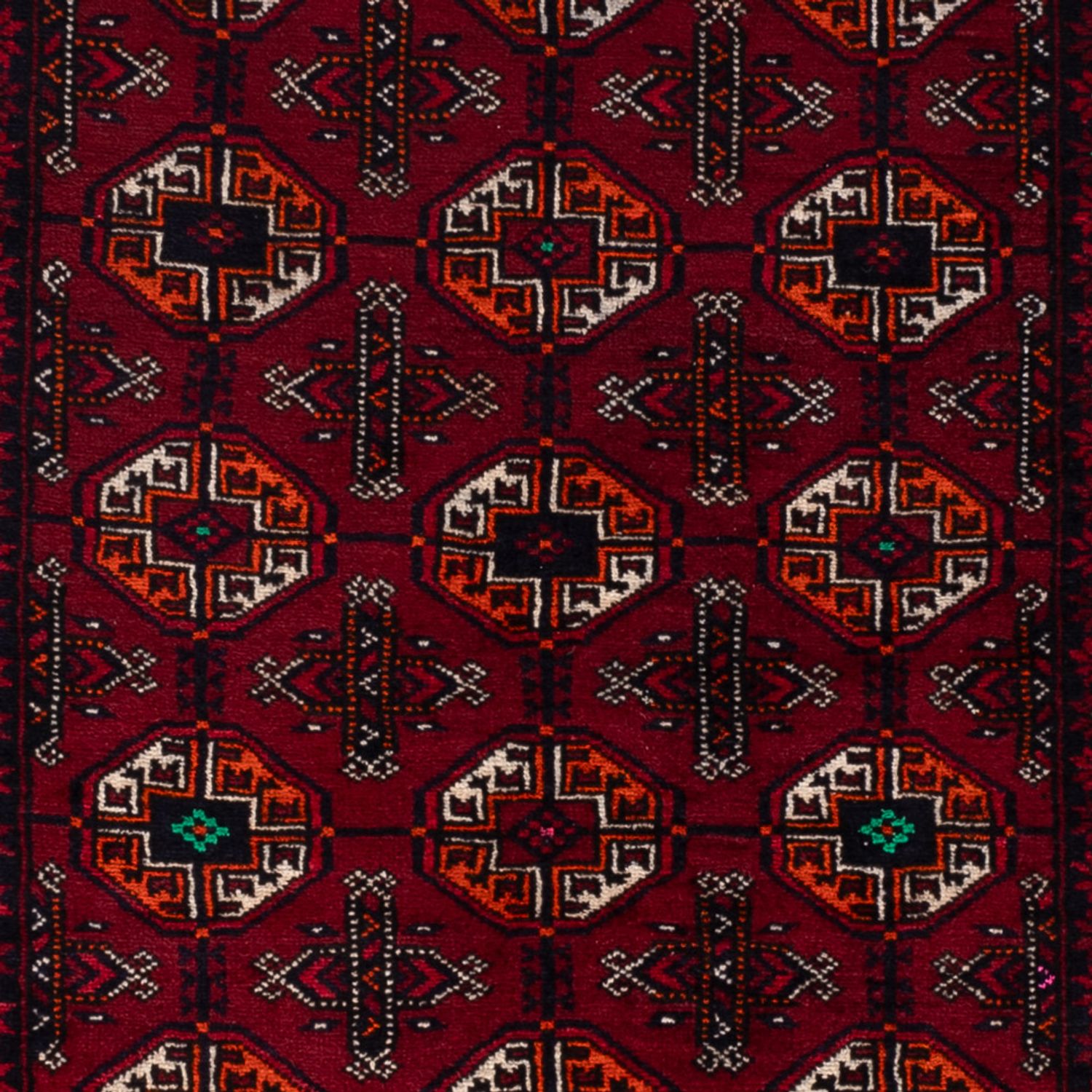 Belutsch Rug - 190 x 111 cm - dark red