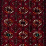 Belutsch Rug - 190 x 111 cm - dark red
