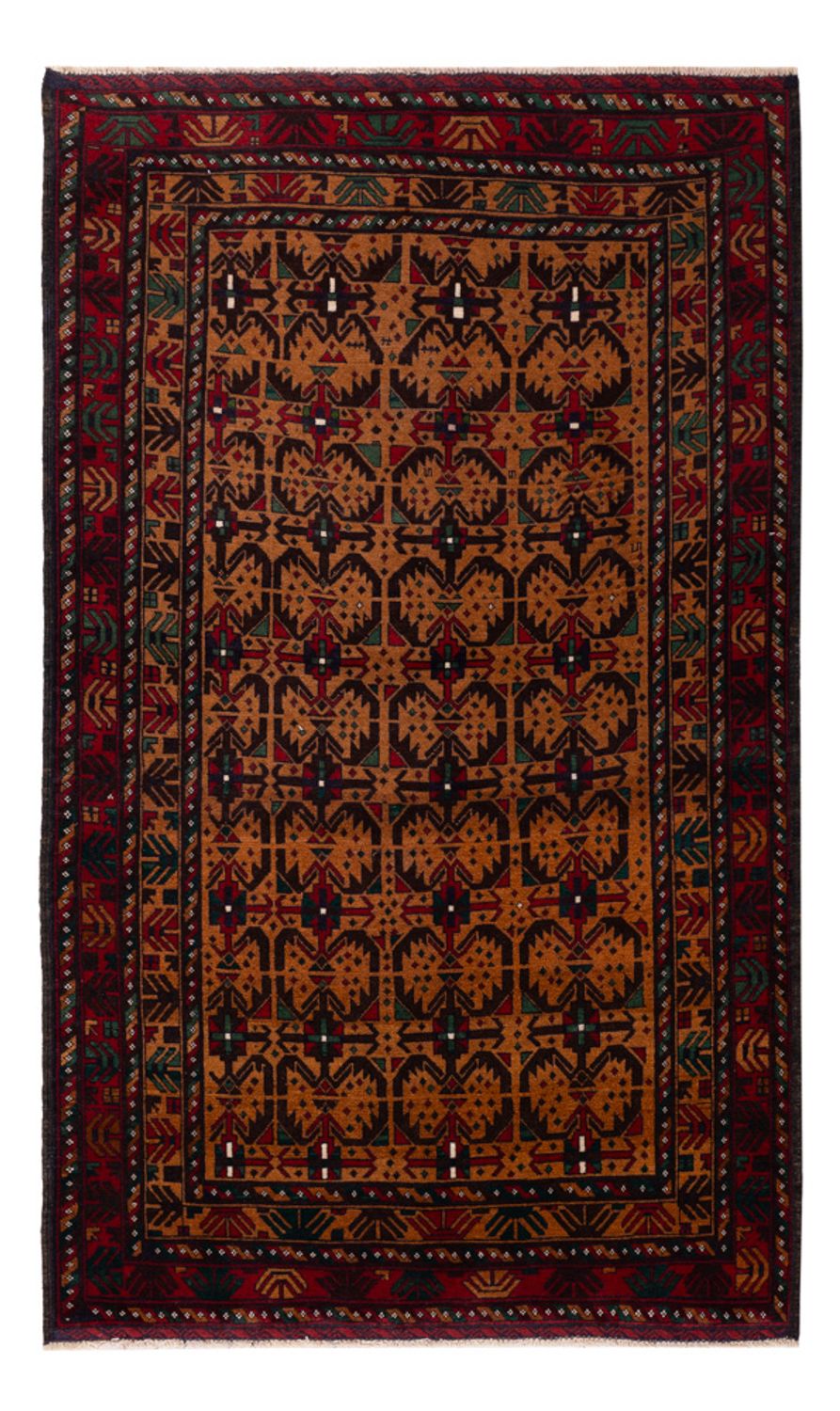 Balutsj-teppe - 184 x 105 cm - rust