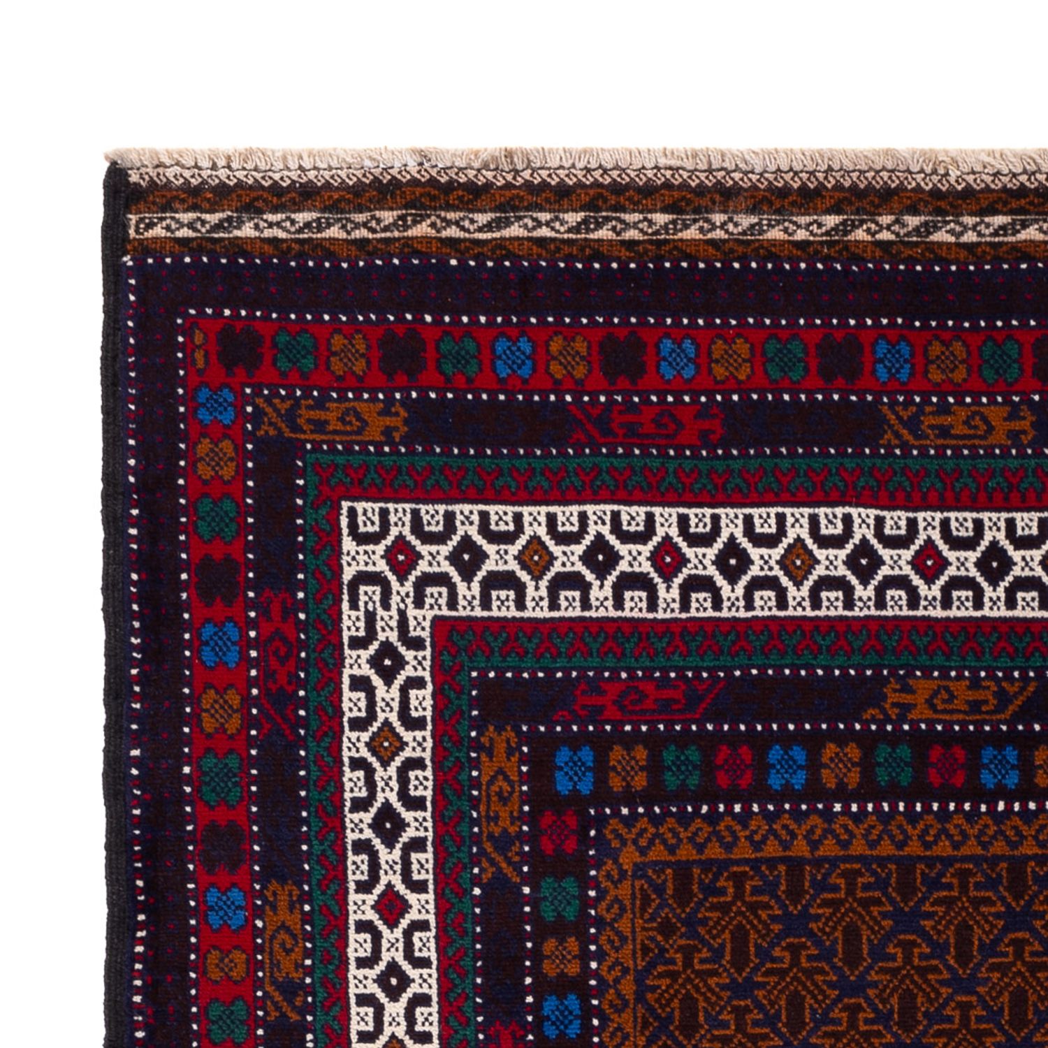 Belutsch Rug - 185 x 120 cm - dark red