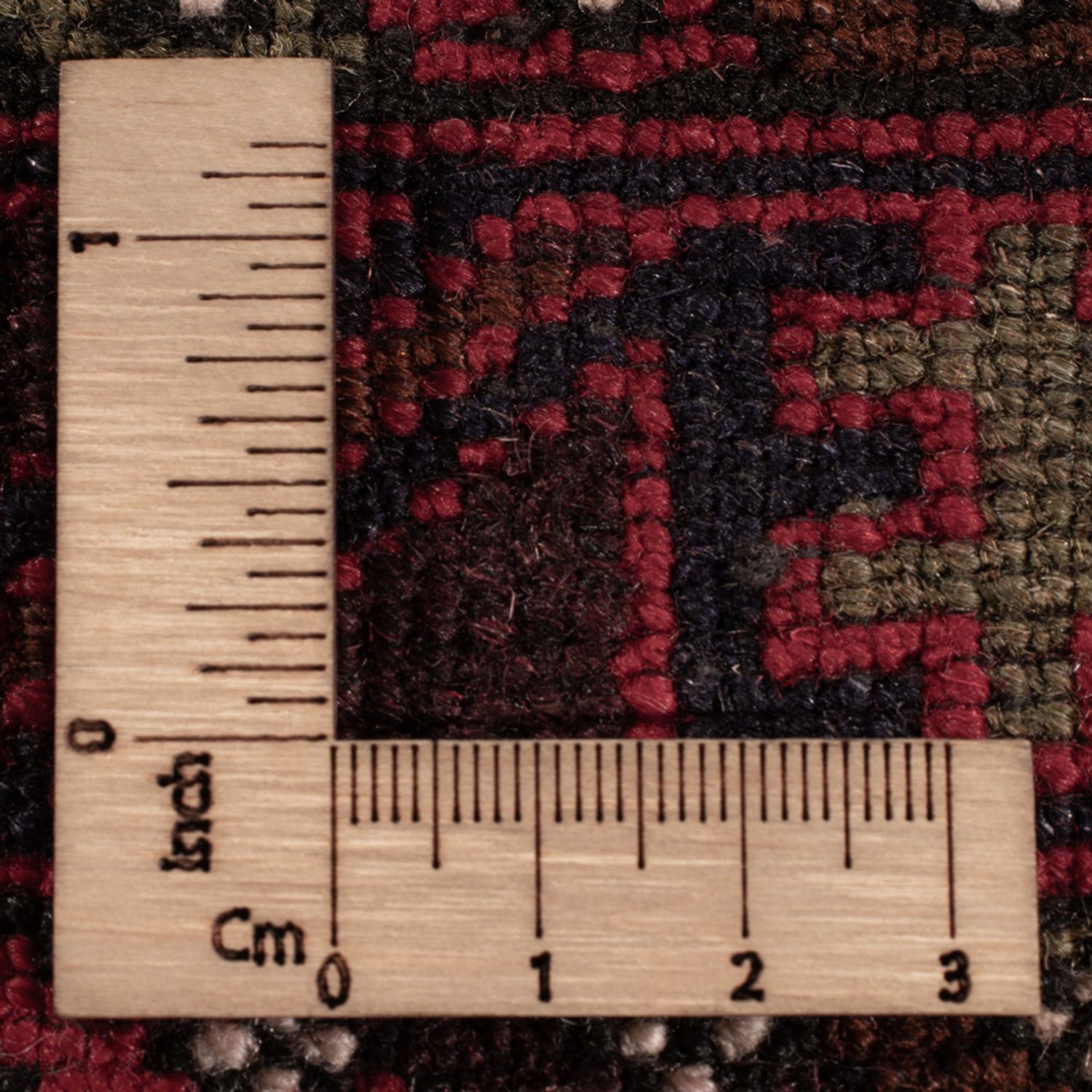 Belutsch Rug - 184 x 116 cm - dark red