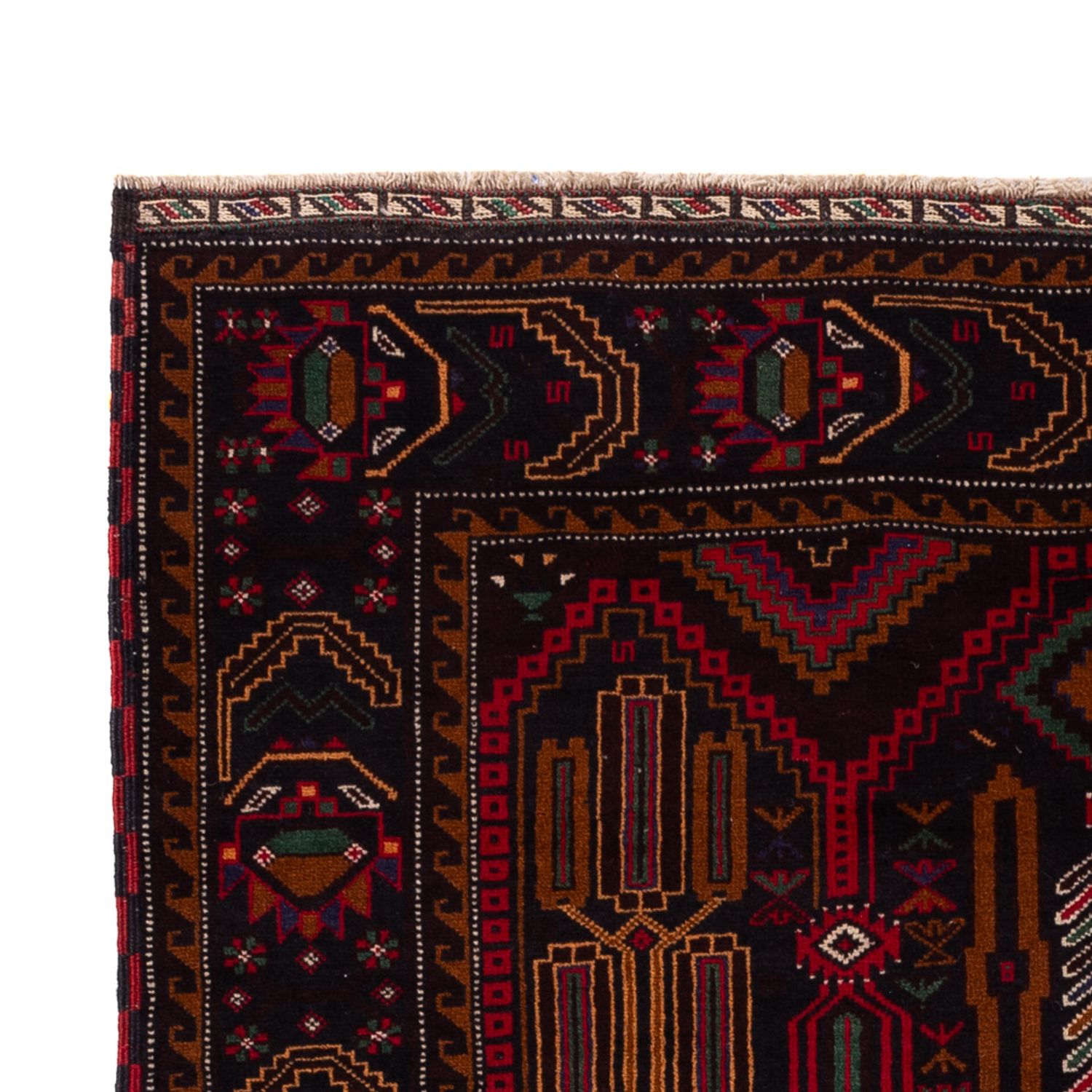 Belutsch Rug - 195 x 117 cm - dark red