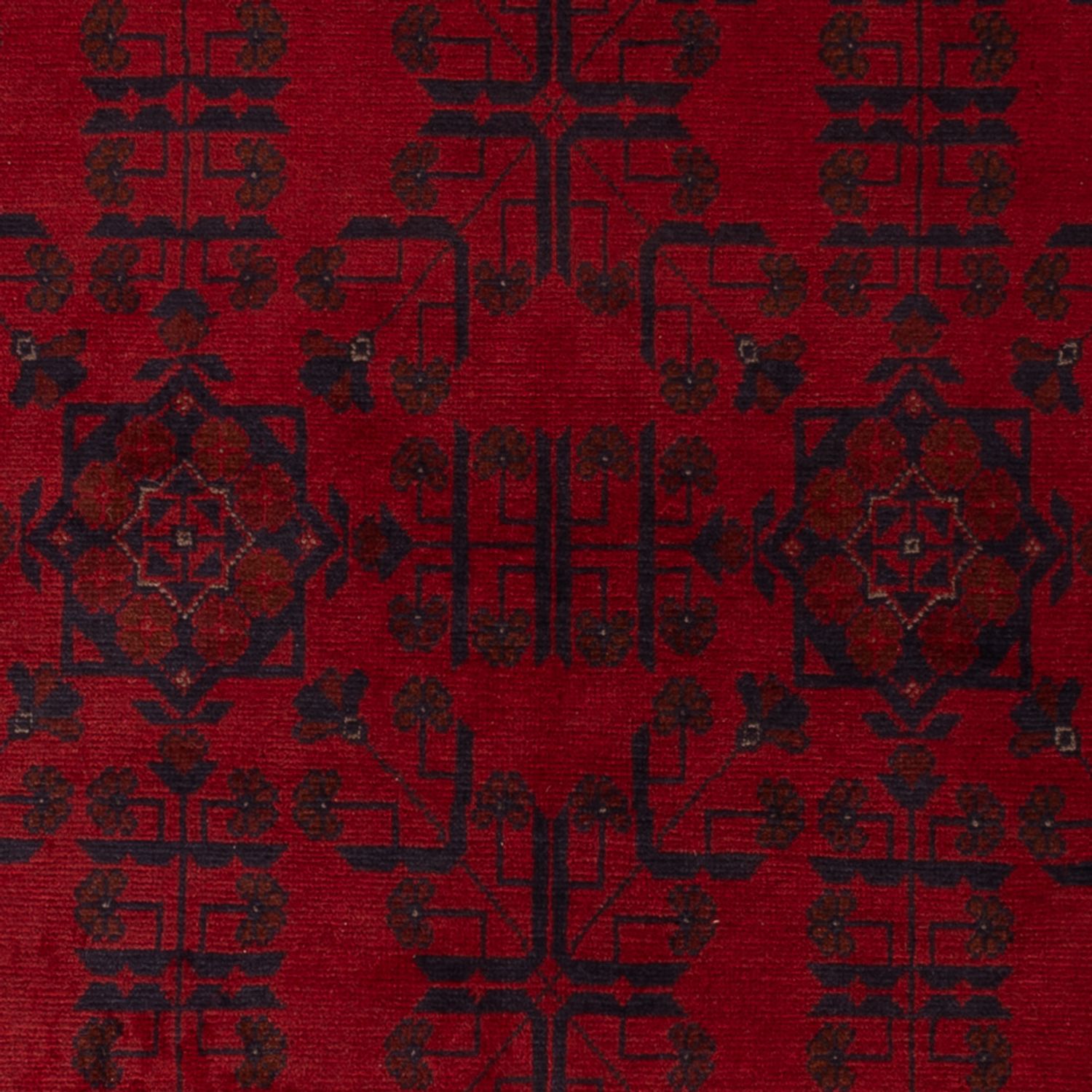 Afghan Rug - Kunduz - 196 x 127 cm - red