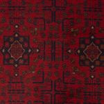Afghan Rug - Kunduz - 201 x 126 cm - red