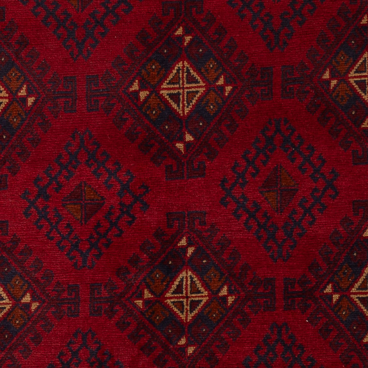Afgański dywan - Kunduz - 207 x 125 cm - czerwony