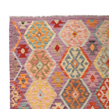Kelim Rug - Splash - 311 x 207 cm - multicolored