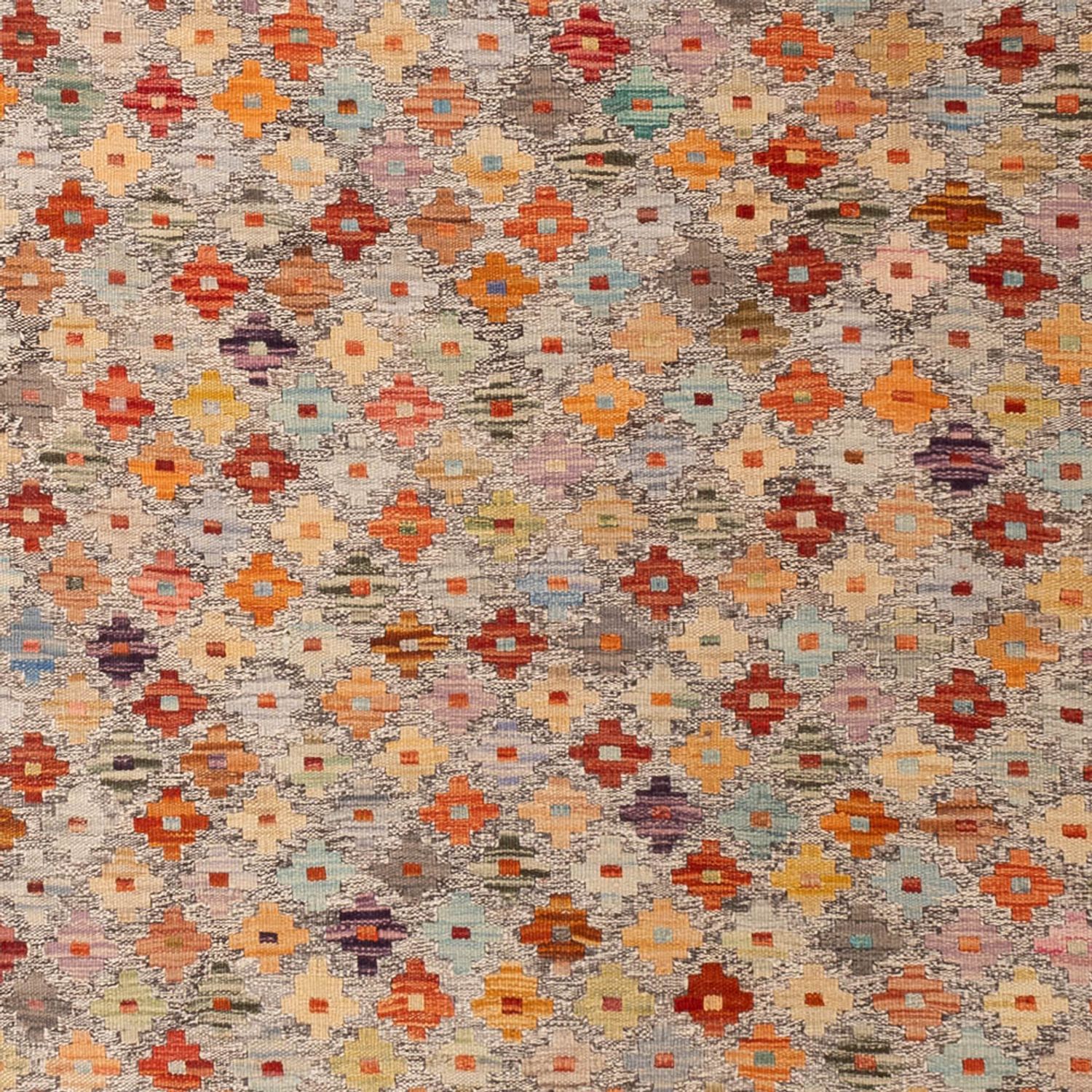 Kelimský koberec - Splash - 307 x 208 cm - vícebarevné